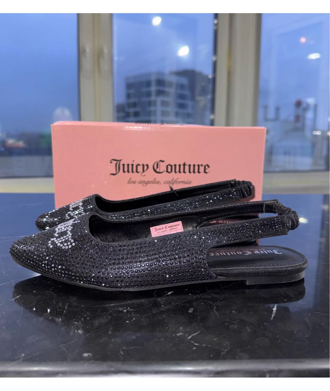 JUICY COUTURE Черные балетки, фото 9