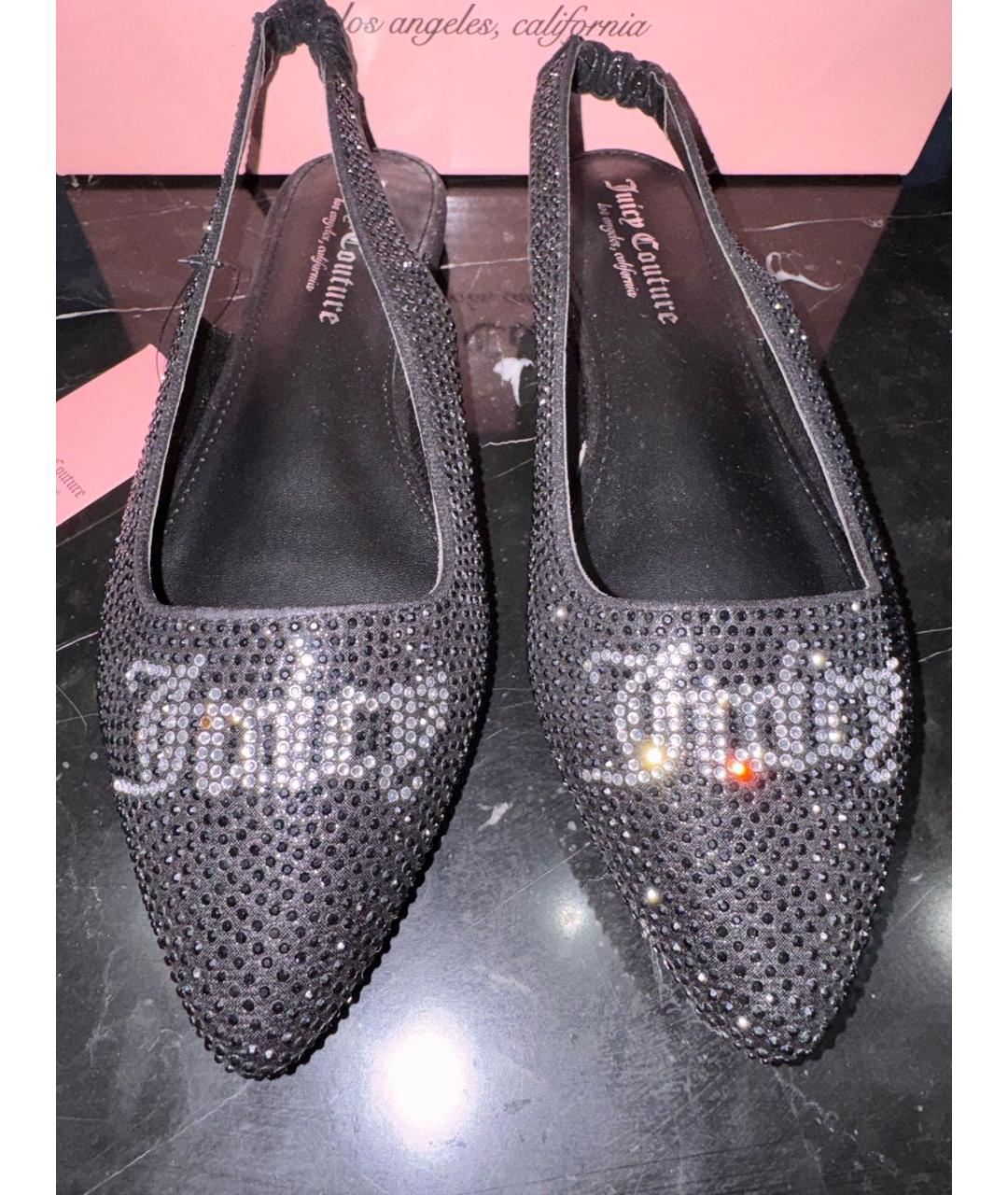 JUICY COUTURE Черные балетки, фото 7