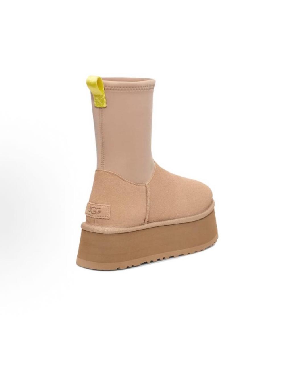 UGG AUSTRALIA Бежевые замшевые полусапоги, фото 2