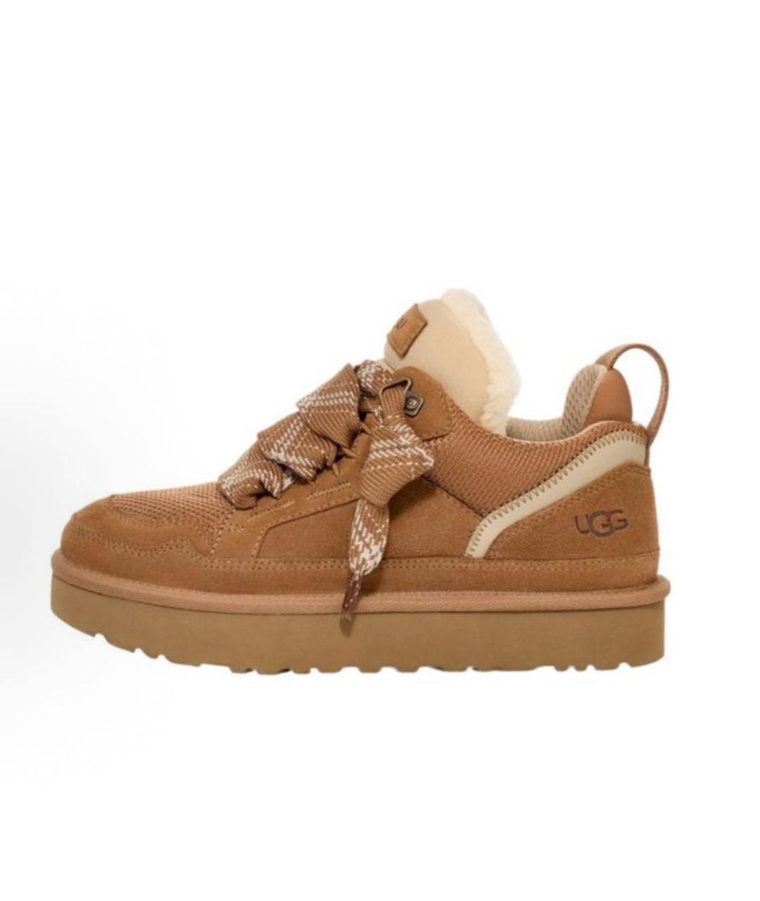 UGG AUSTRALIA Коричневые замшевые ботинки, фото 2