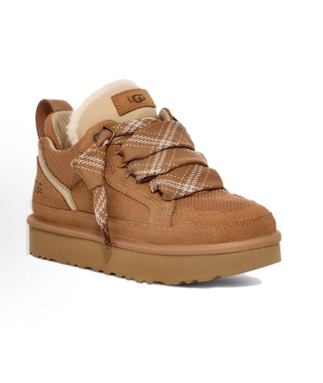 UGG AUSTRALIA Коричневые замшевые ботинки, фото 3