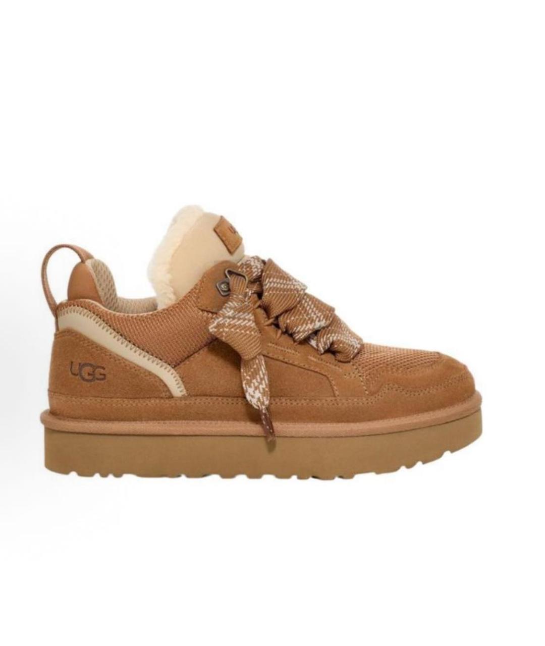 UGG AUSTRALIA Коричневые замшевые ботинки, фото 5