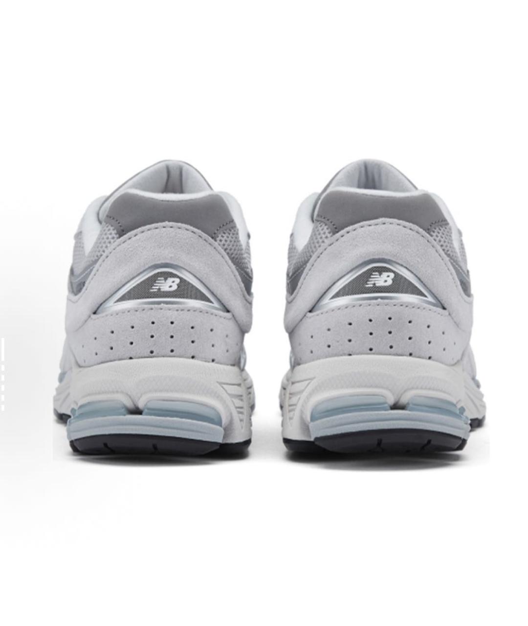 NEW BALANCE Серые текстильные высокие кроссовки / кеды, фото 4