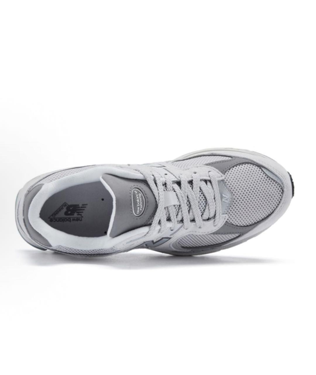 NEW BALANCE Серые текстильные высокие кроссовки / кеды, фото 3