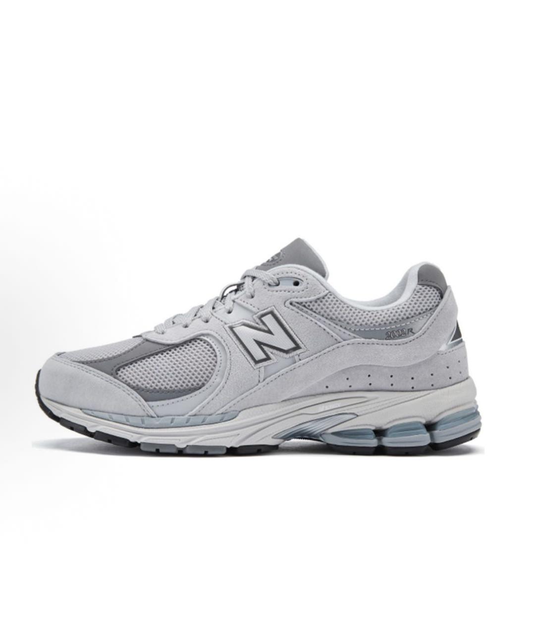 NEW BALANCE Серые текстильные высокие кроссовки / кеды, фото 5