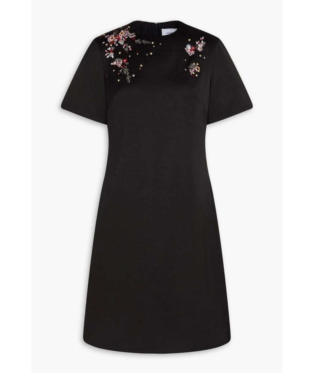 ERDEM Черное коктейльное платье, фото 4