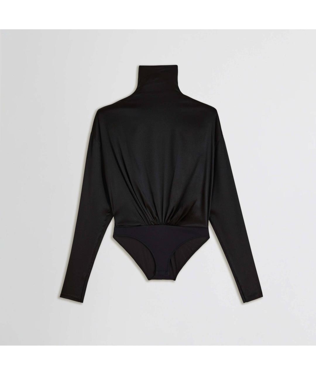 PHOEBE PHILO Черная шелковая водолазка, фото 7