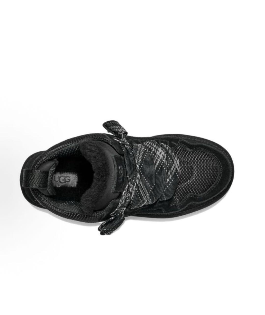 UGG AUSTRALIA Черные замшевые ботинки, фото 4
