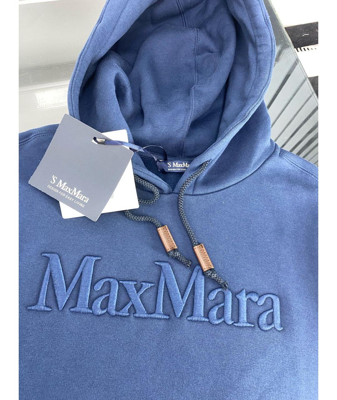 'S MAX MARA Темно-синий хлопко-эластановый спортивные костюмы, фото 4