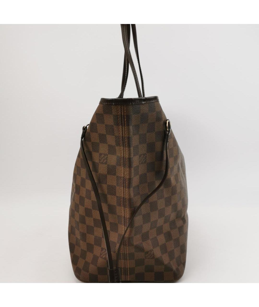 LOUIS VUITTON Коричневая кожаная сумка через плечо, фото 2