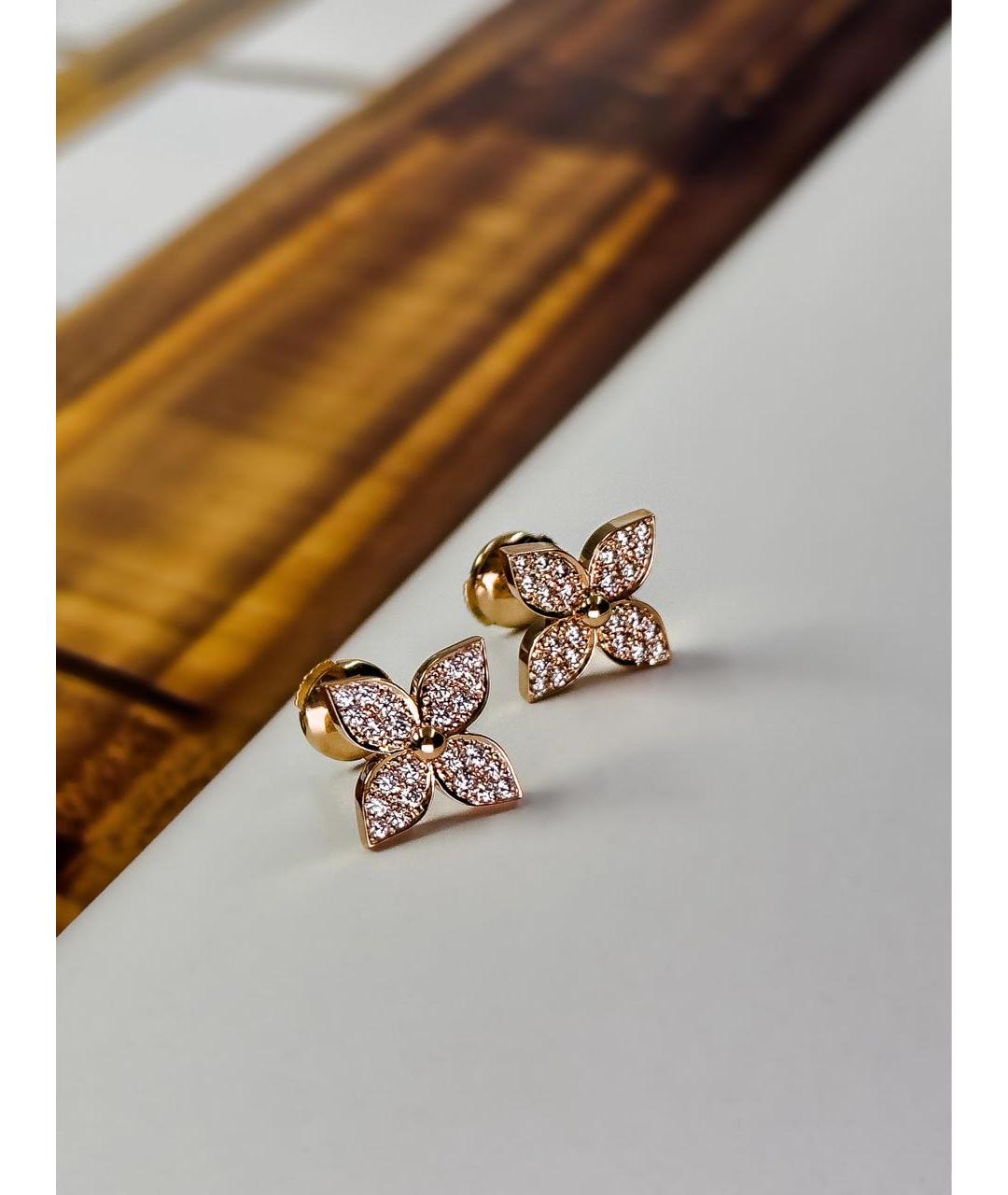 LOUIS VUITTON Золотые серьги из розового золота, фото 6