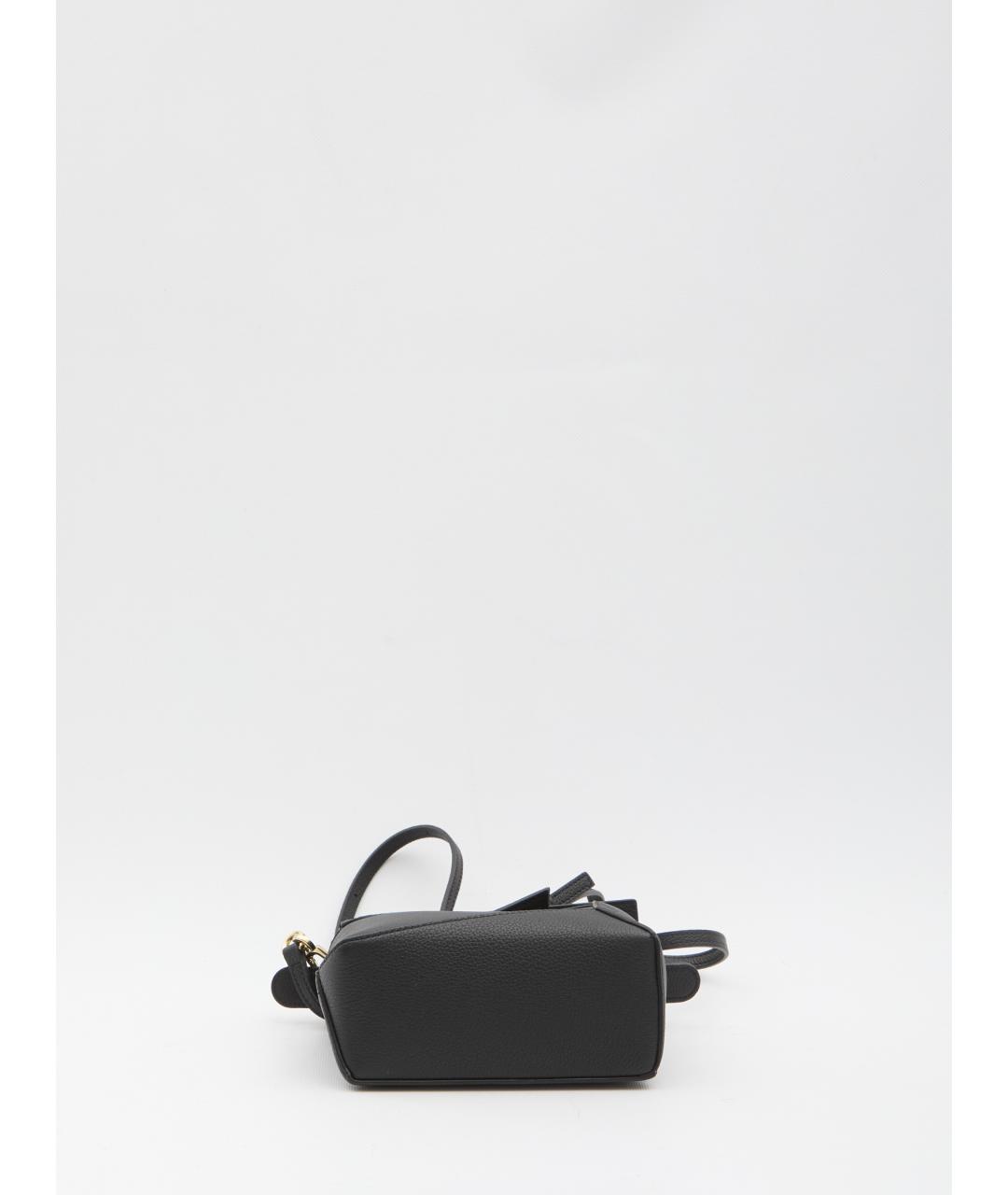 LOEWE Черная кожаная сумка через плечо, фото 3