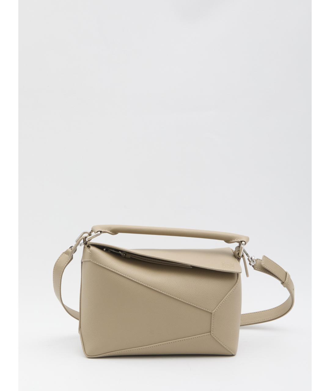 LOEWE Бежевая кожаная сумка через плечо, фото 5