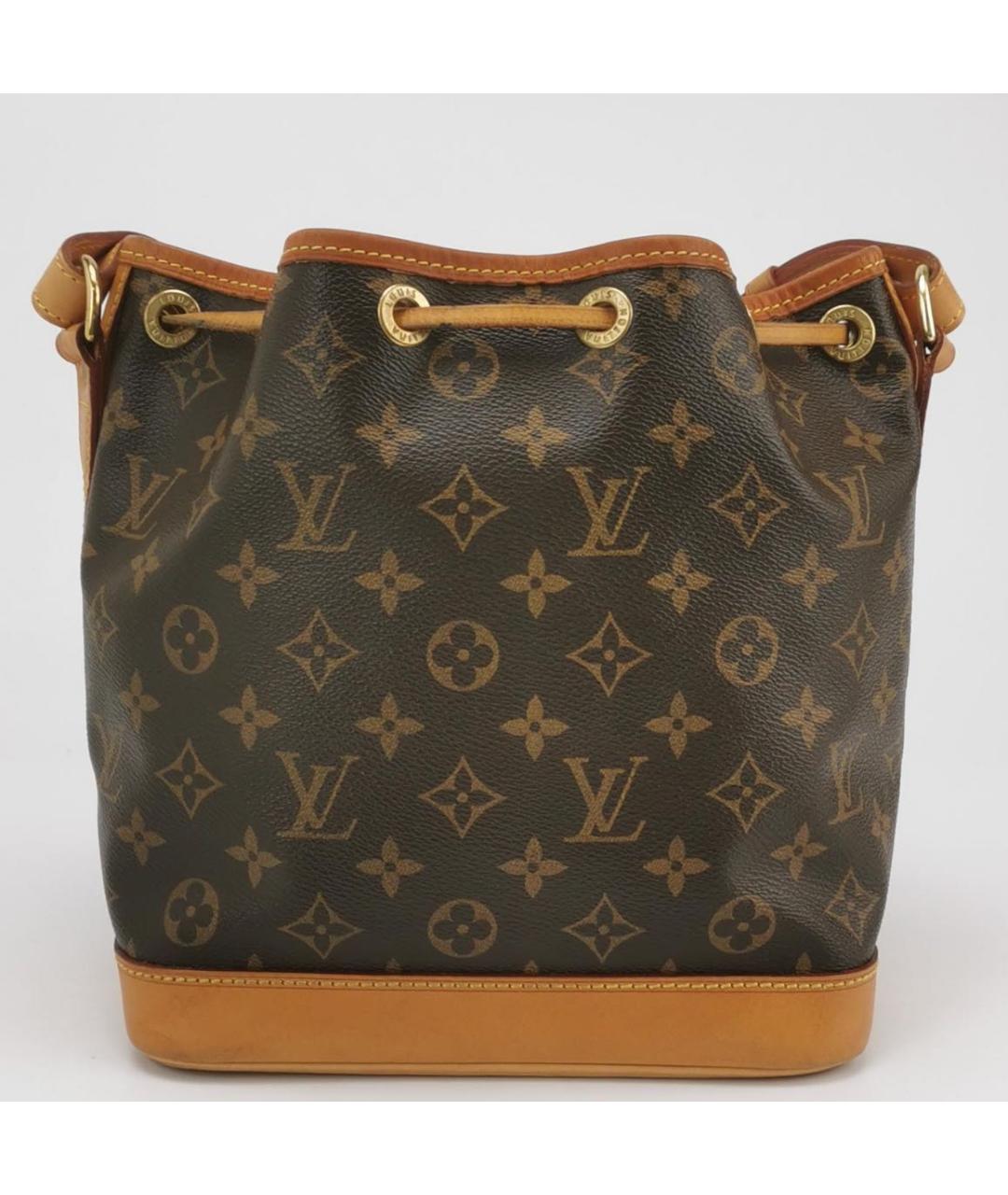 LOUIS VUITTON Коричневая кожаная сумка тоут, фото 4