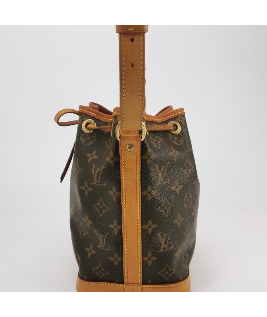 LOUIS VUITTON Коричневая кожаная сумка тоут, фото 2