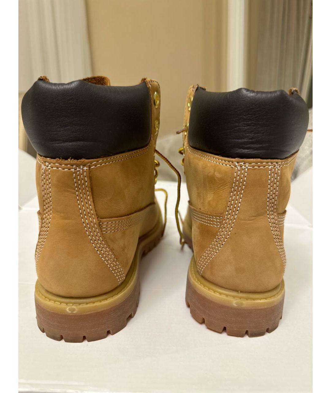 TIMBERLAND Бежевые нубуковые ботинки, фото 4