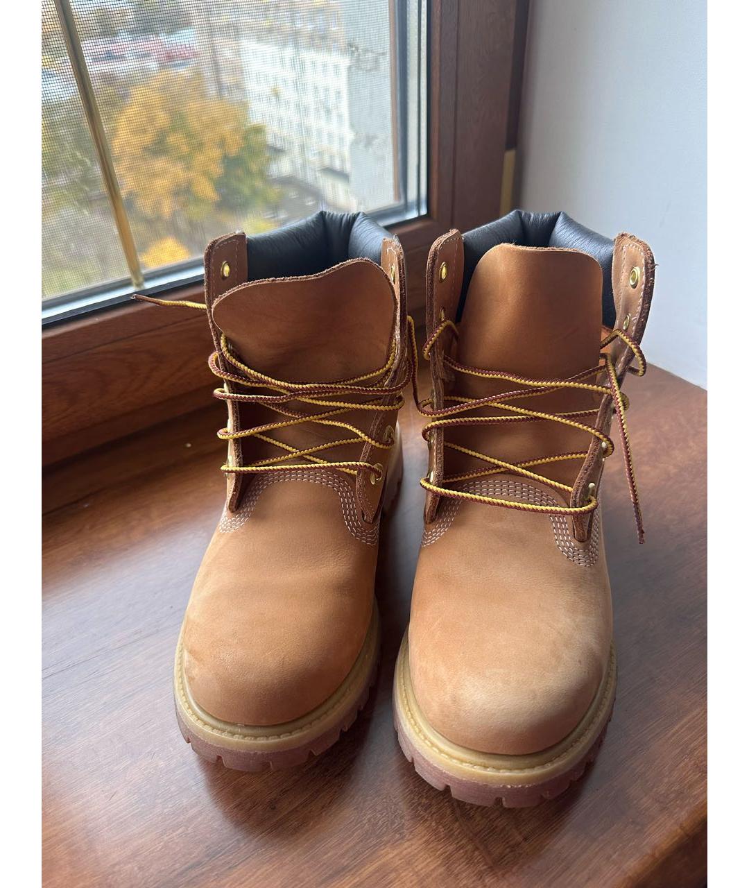TIMBERLAND Бежевые нубуковые ботинки, фото 2