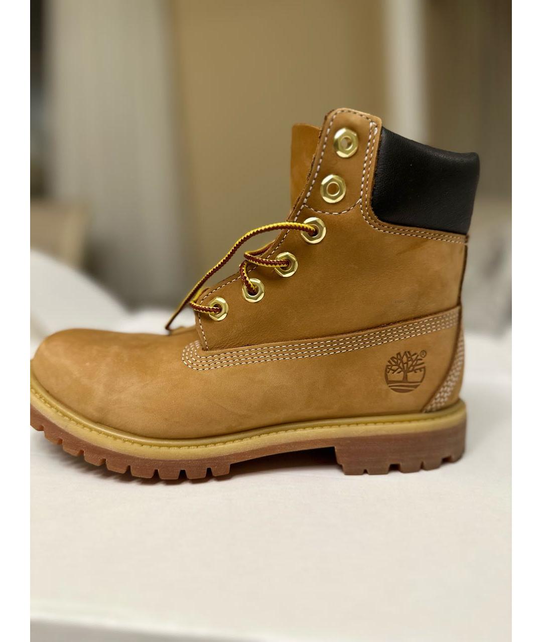 TIMBERLAND Бежевые нубуковые ботинки, фото 7