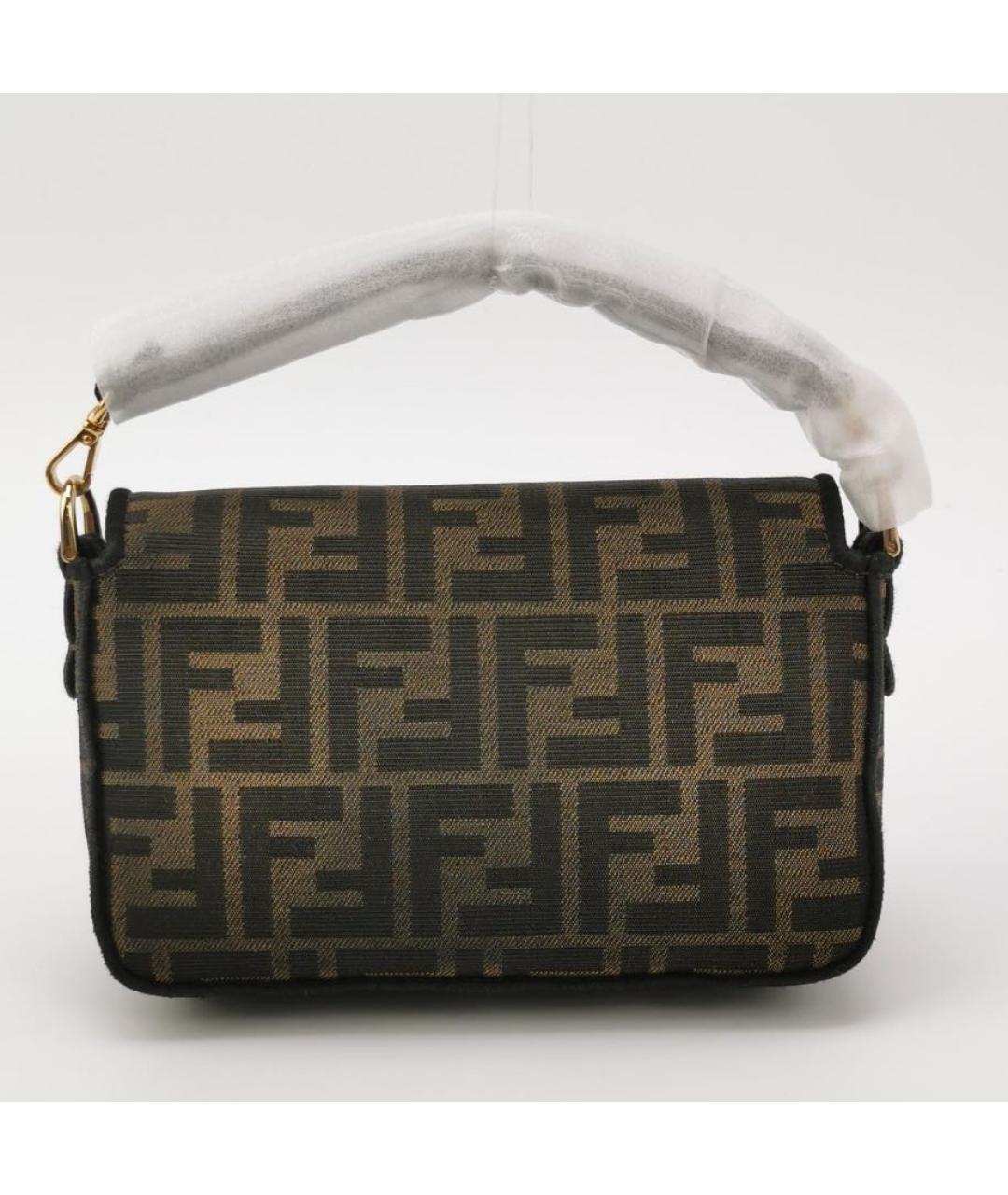 FENDI Коричневая сумка через плечо, фото 4