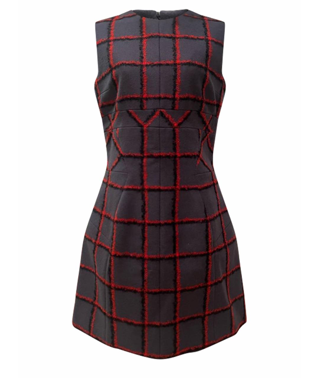 CHRISTIAN DIOR Серое шерстяное повседневное платье, фото 1