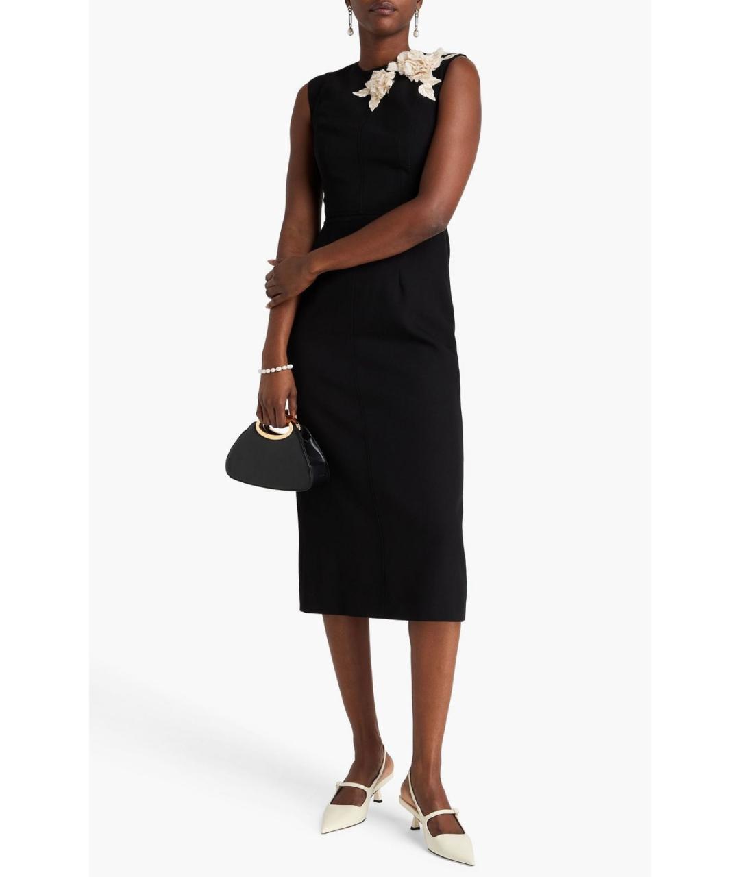 ERDEM Черное коктейльное платье, фото 2