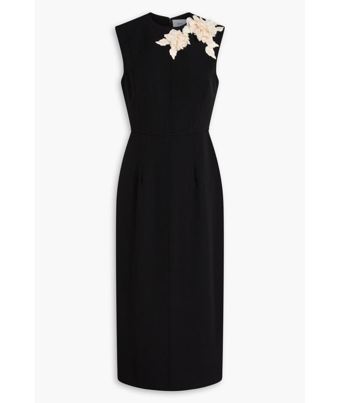 ERDEM Черное коктейльное платье, фото 6