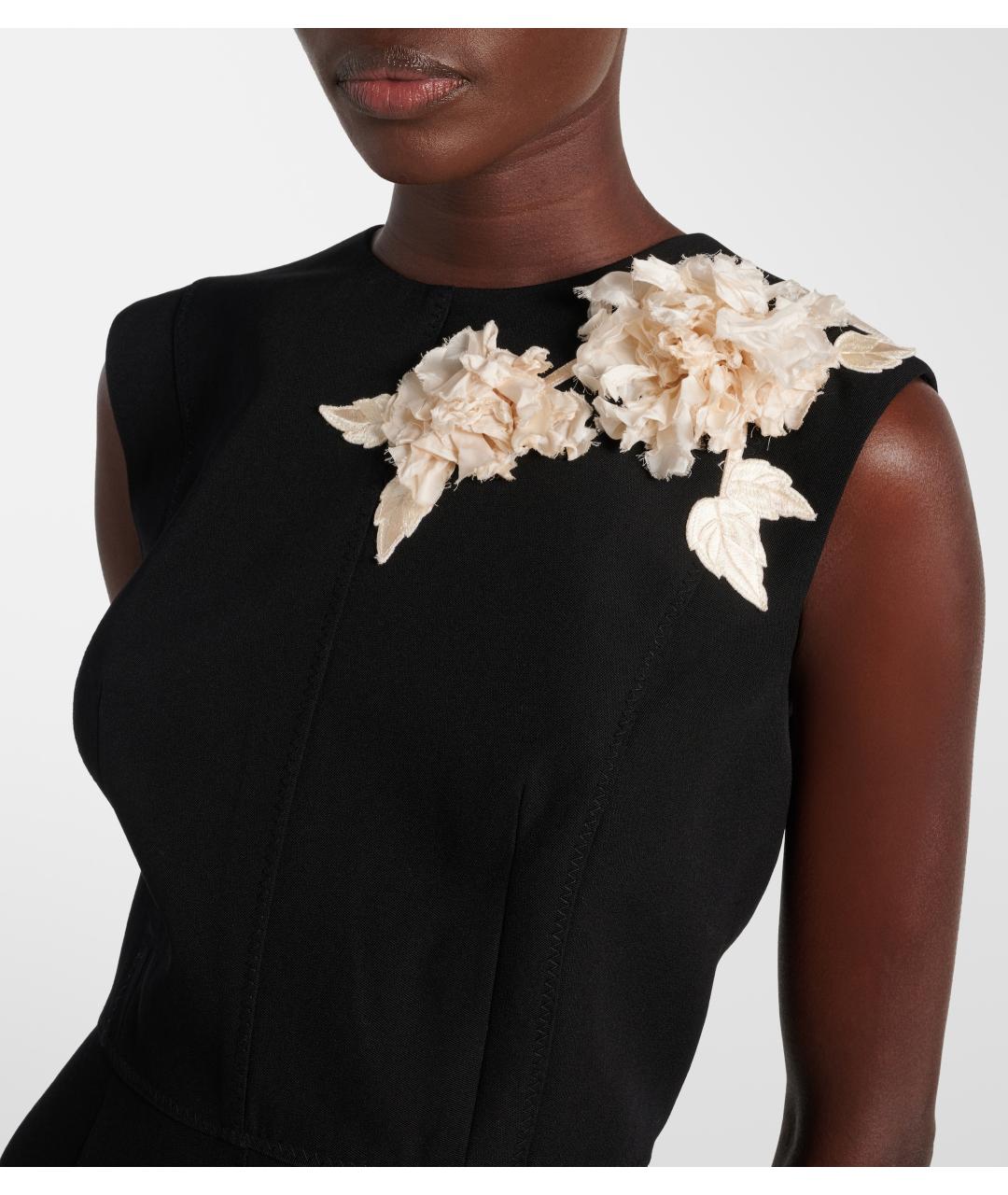 ERDEM Черное коктейльное платье, фото 5