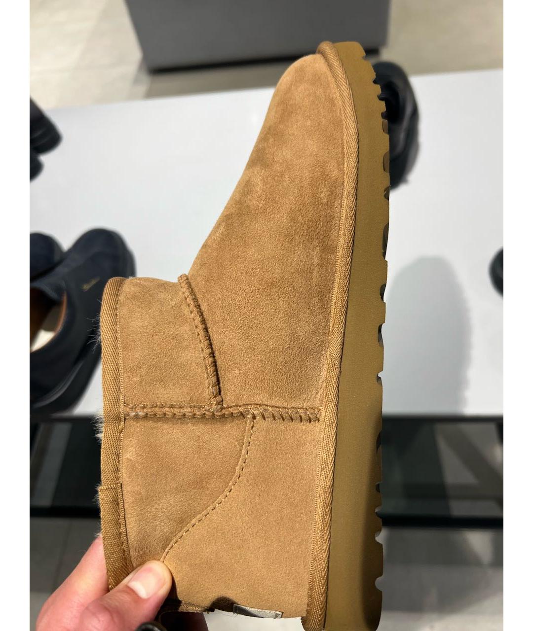 UGG AUSTRALIA Коричневые замшевые ботинки, фото 3