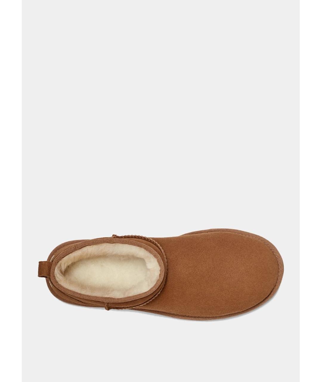 UGG AUSTRALIA Коричневые замшевые ботинки, фото 2