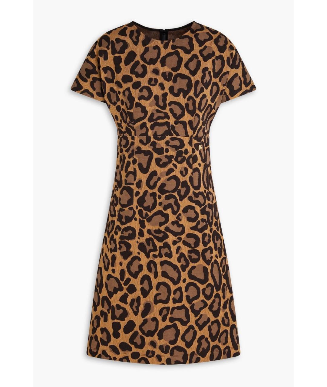 DOLCE&GABBANA Мульти коктейльное платье, фото 4