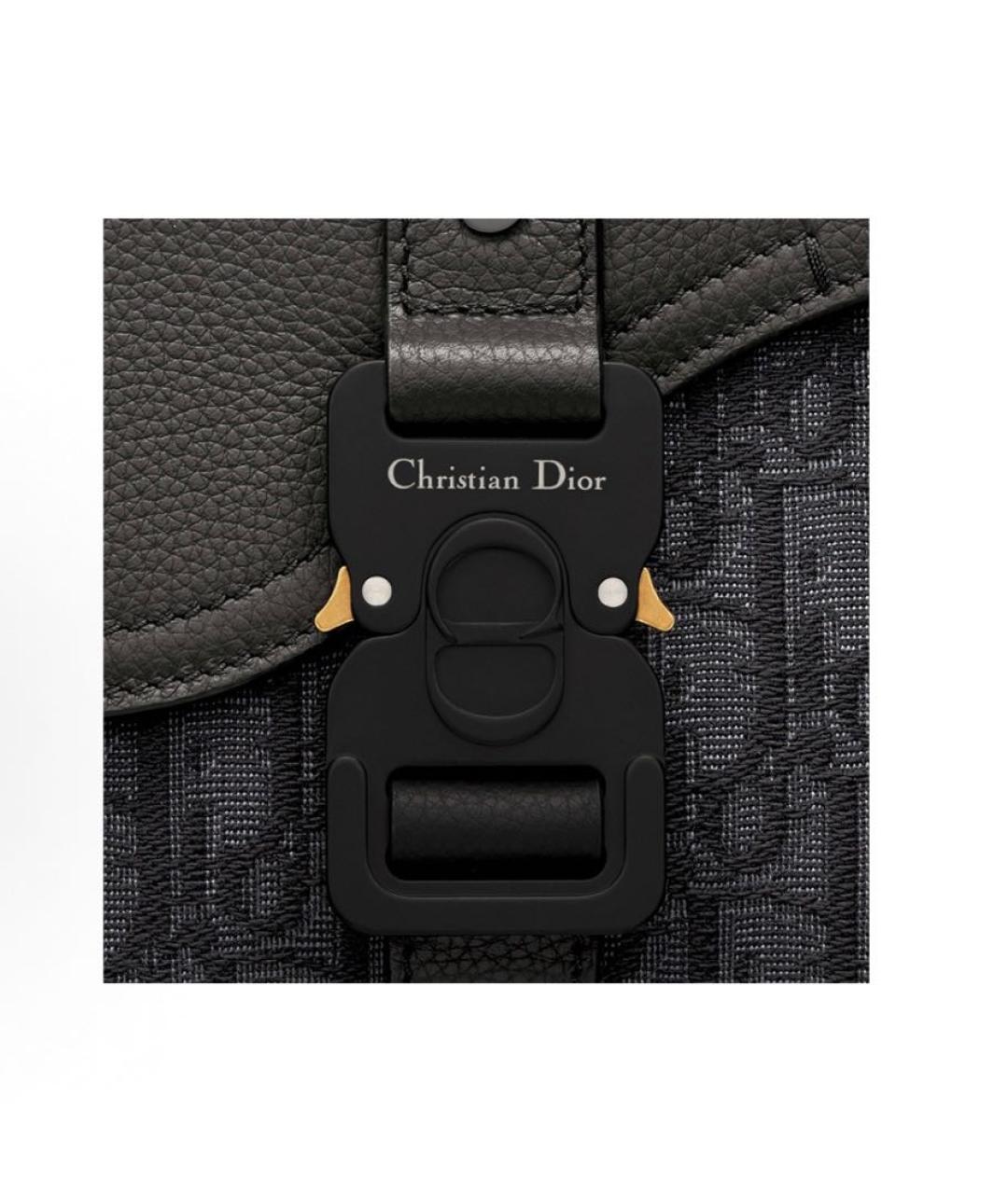 CHRISTIAN DIOR Черная сумка на плечо, фото 6
