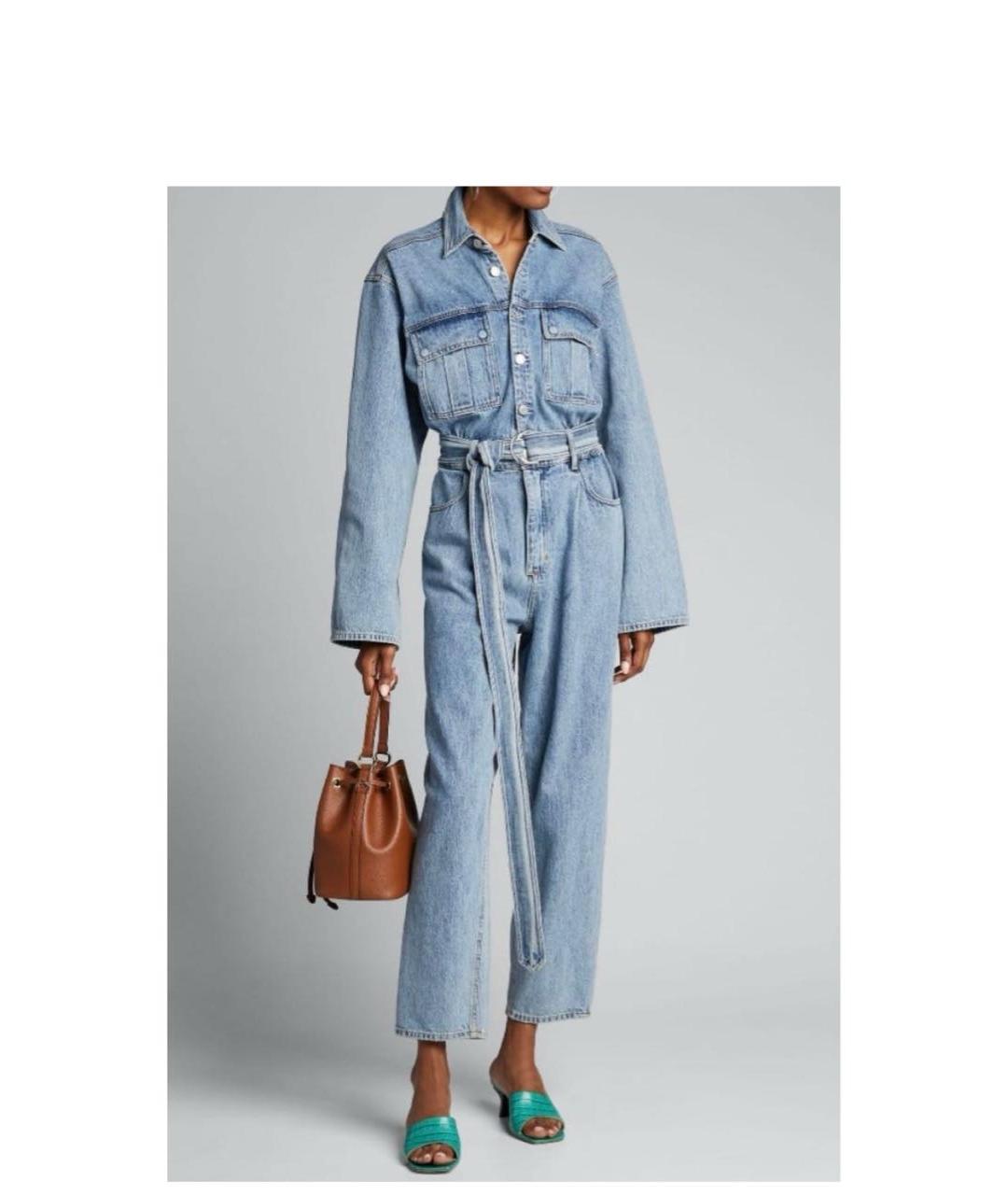 AGOLDE Голубой деним комбинезон, фото 2