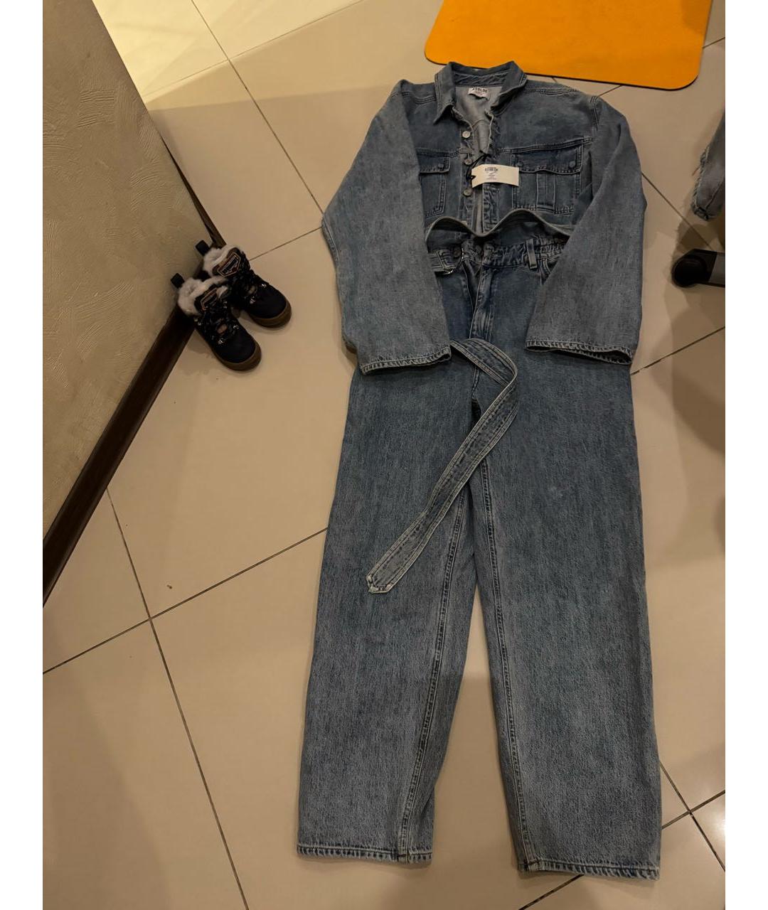 AGOLDE Голубой деним комбинезон, фото 5