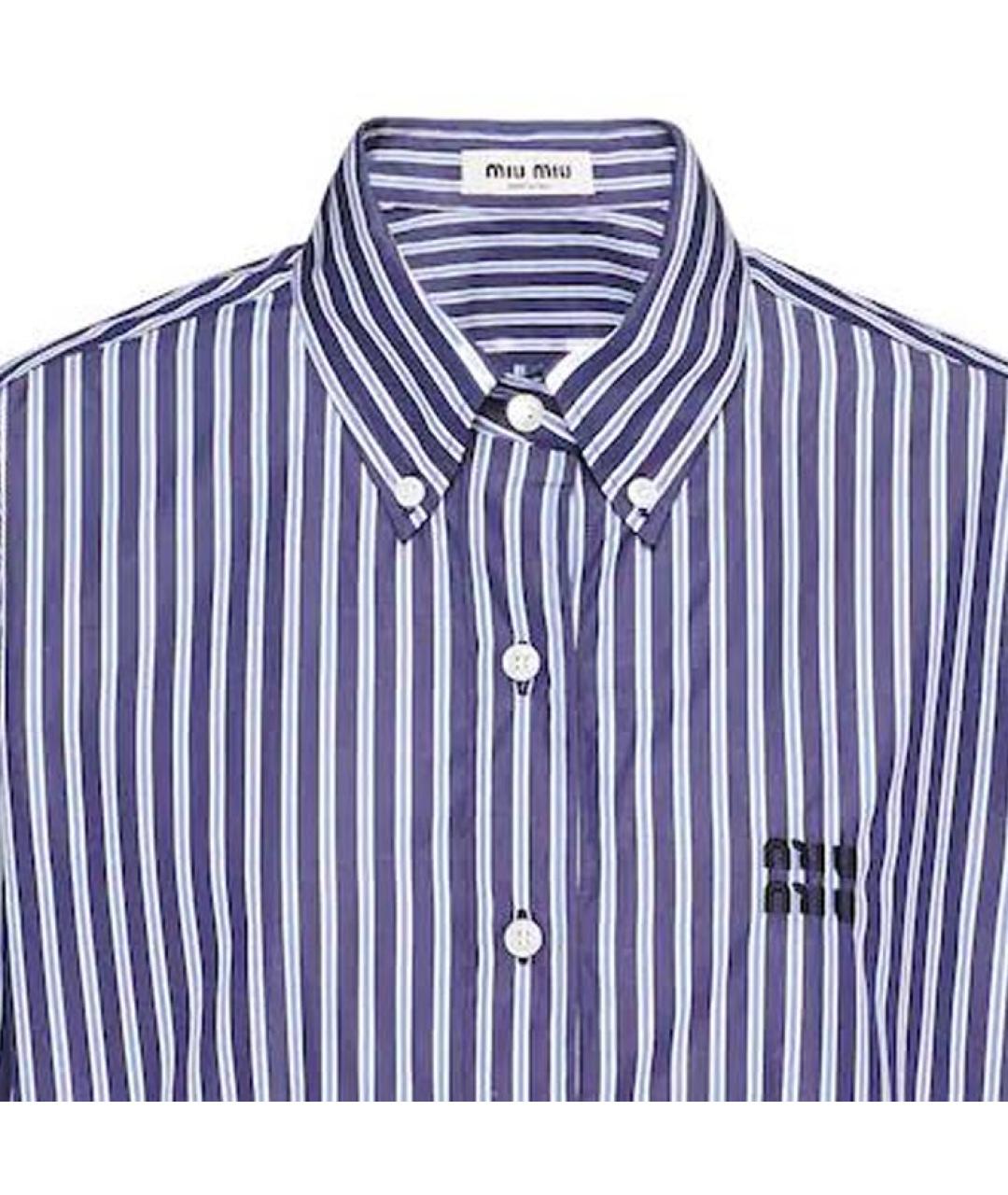 MIU MIU Синяя рубашка, фото 6