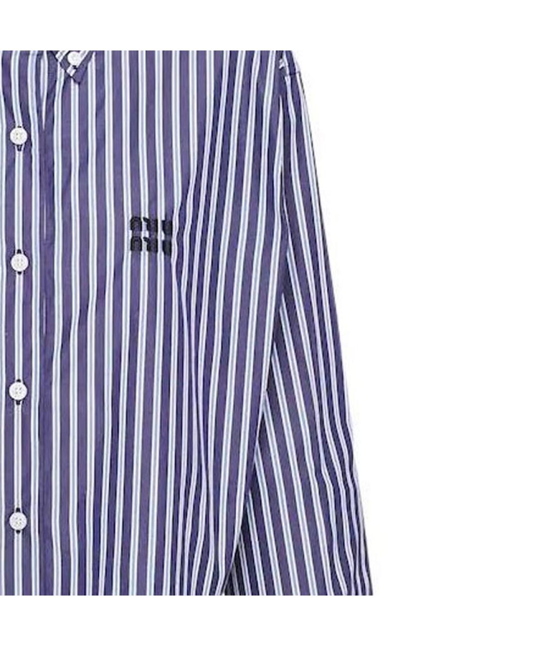 MIU MIU Синяя рубашка, фото 5