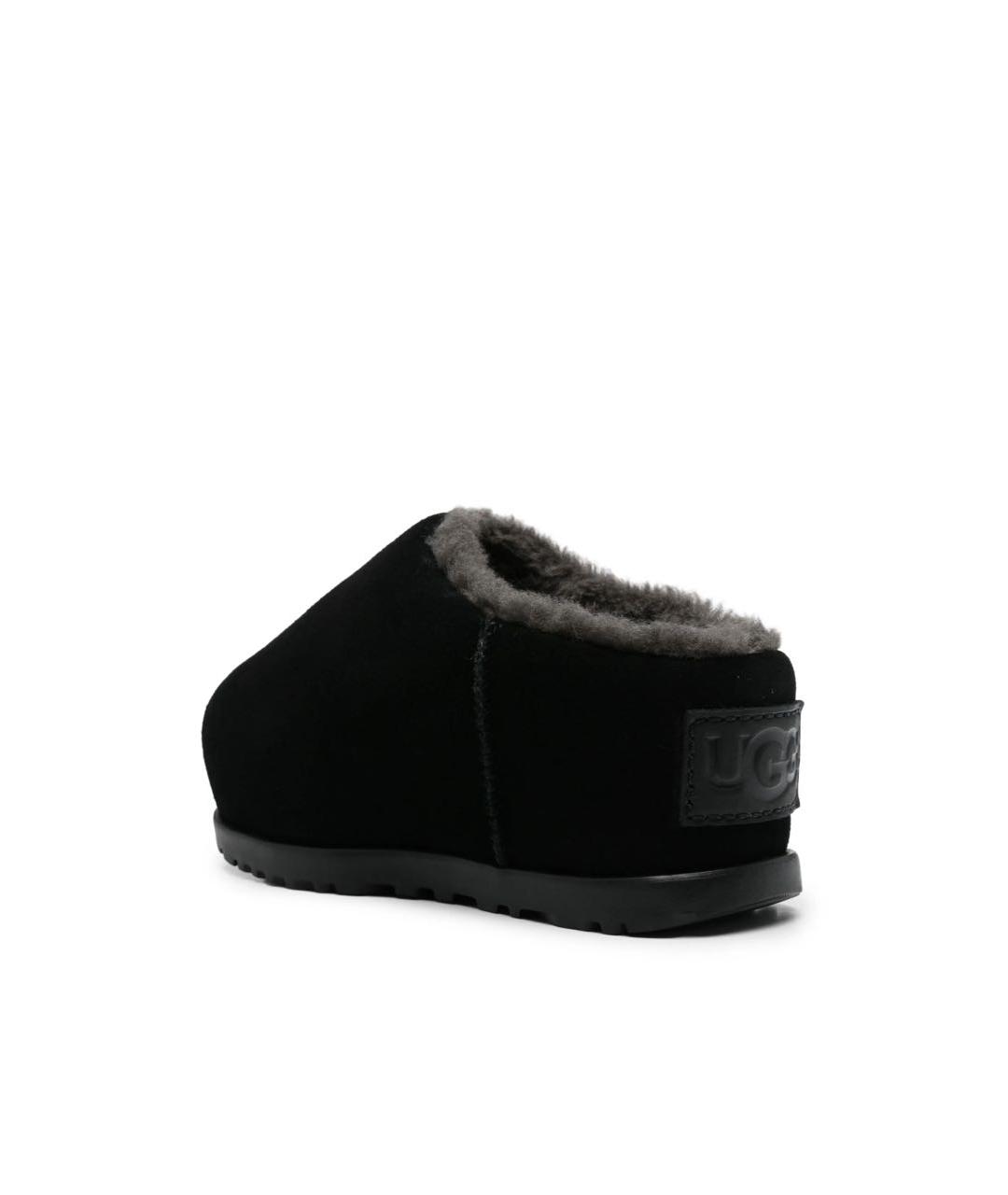 UGG AUSTRALIA Черные замшевые ботинки, фото 4