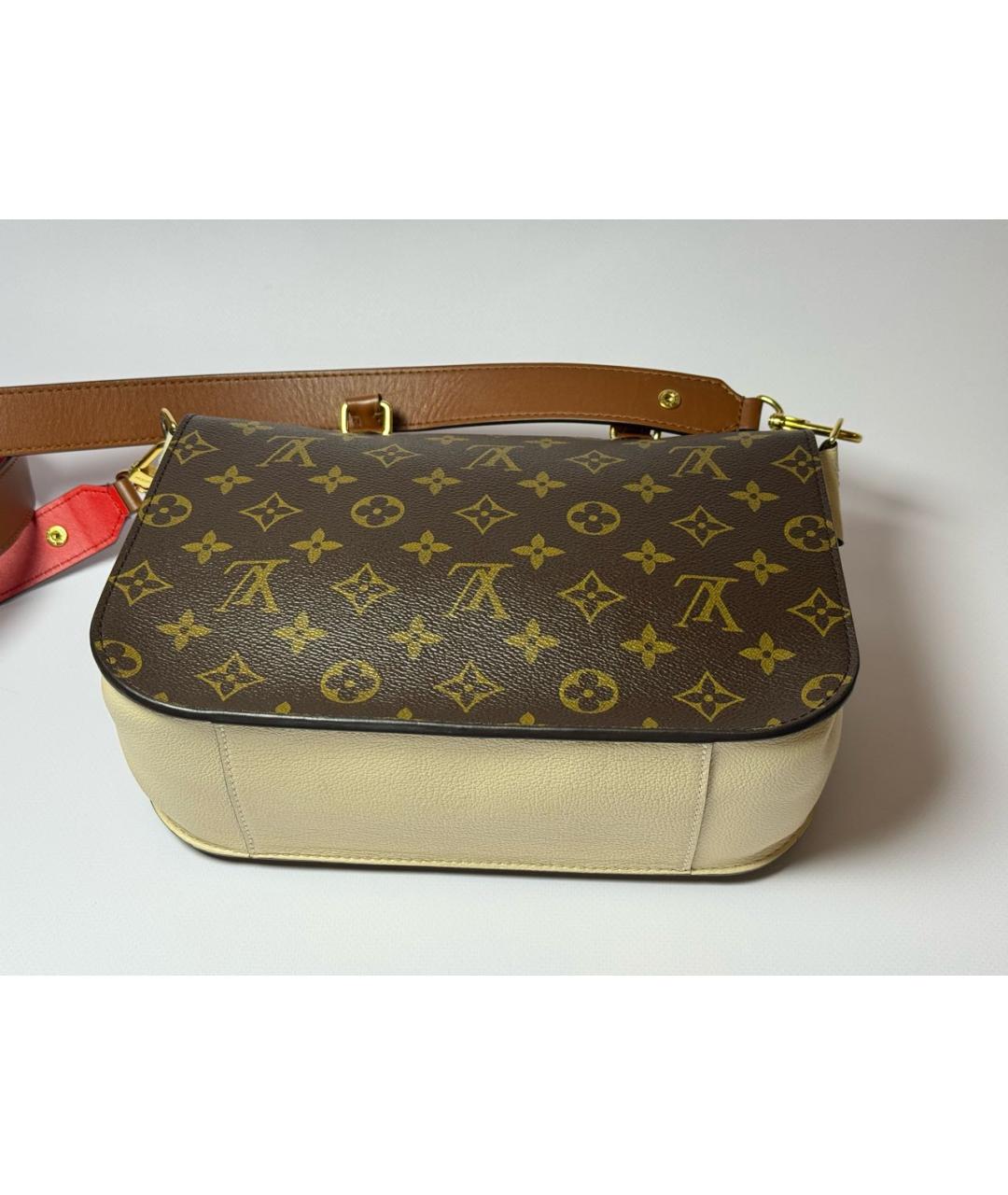 LOUIS VUITTON Коричневая сумка с короткими ручками, фото 7