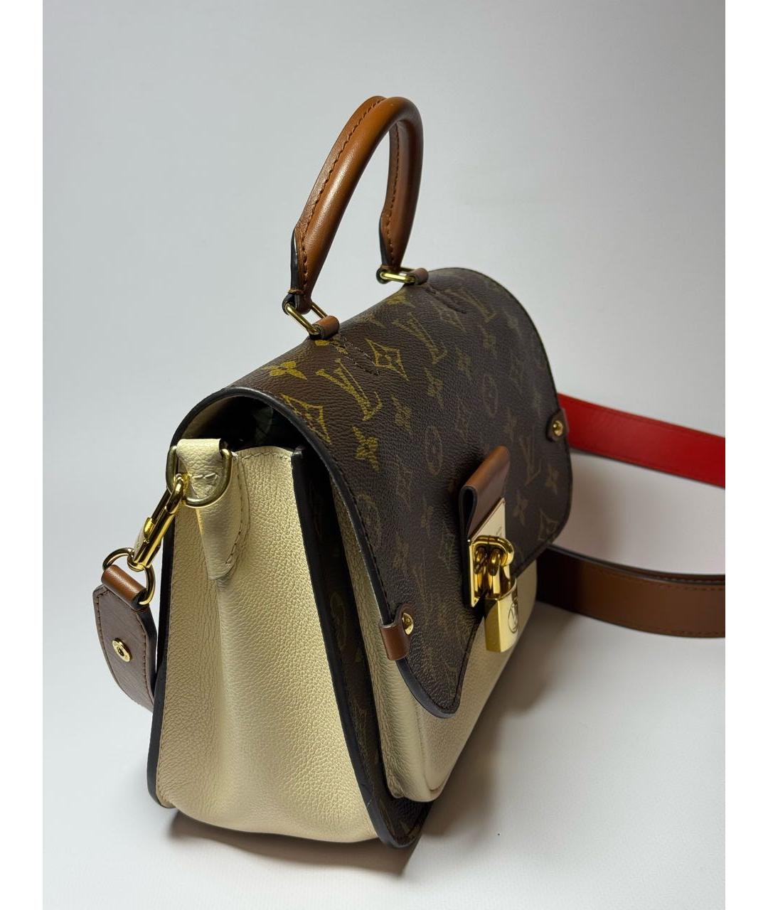 LOUIS VUITTON Коричневая сумка с короткими ручками, фото 2