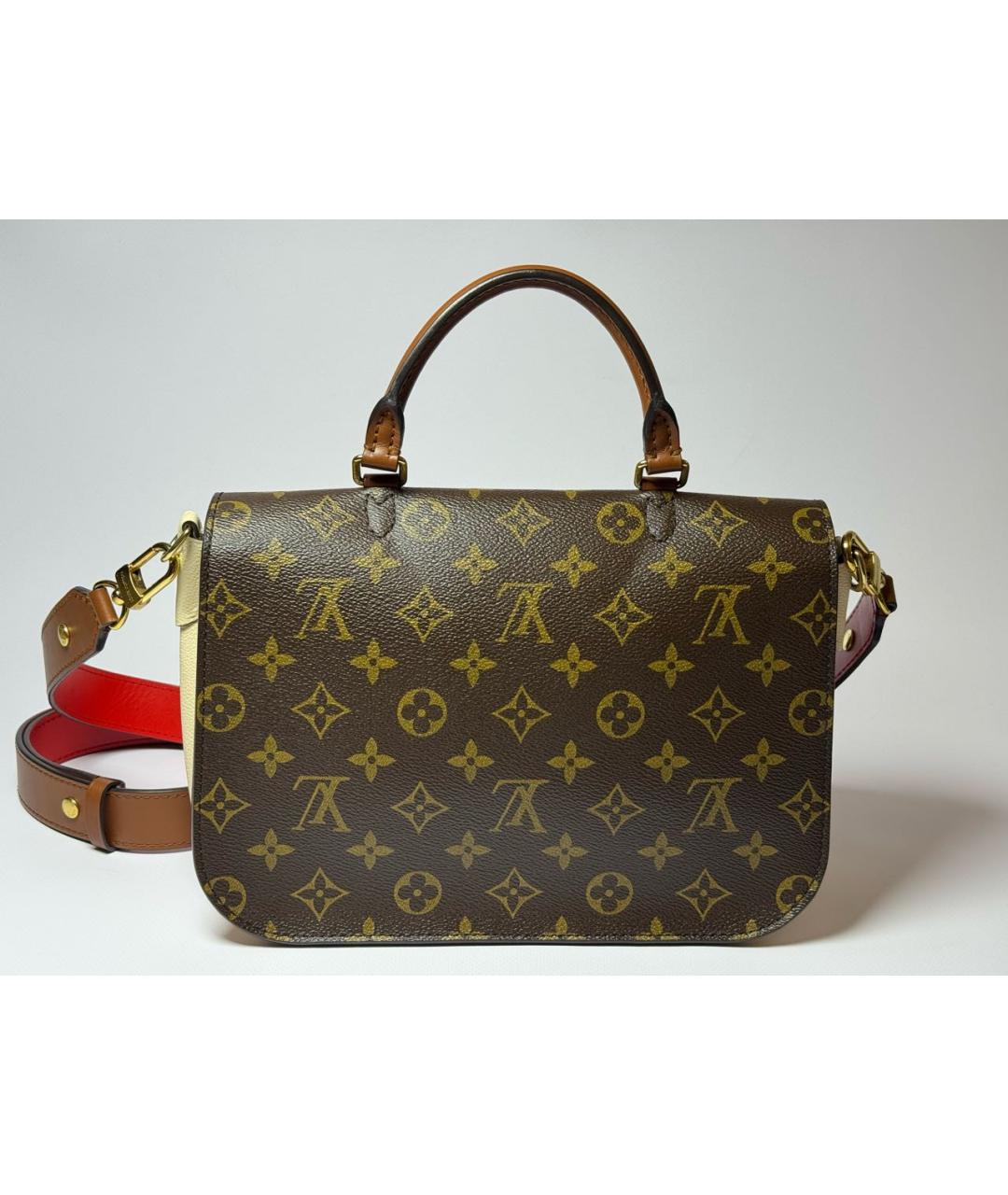 LOUIS VUITTON Коричневая сумка с короткими ручками, фото 3
