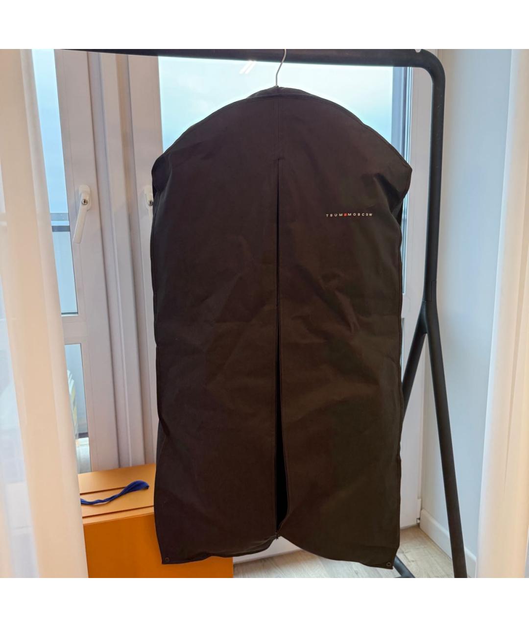 MONCLER Черный пуховик, фото 4