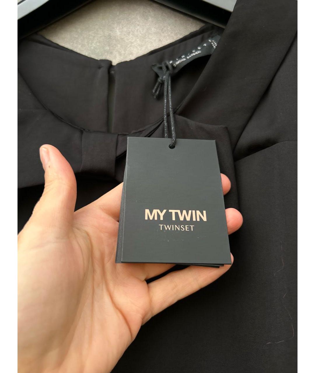 TWIN-SET Черная блузы, фото 3