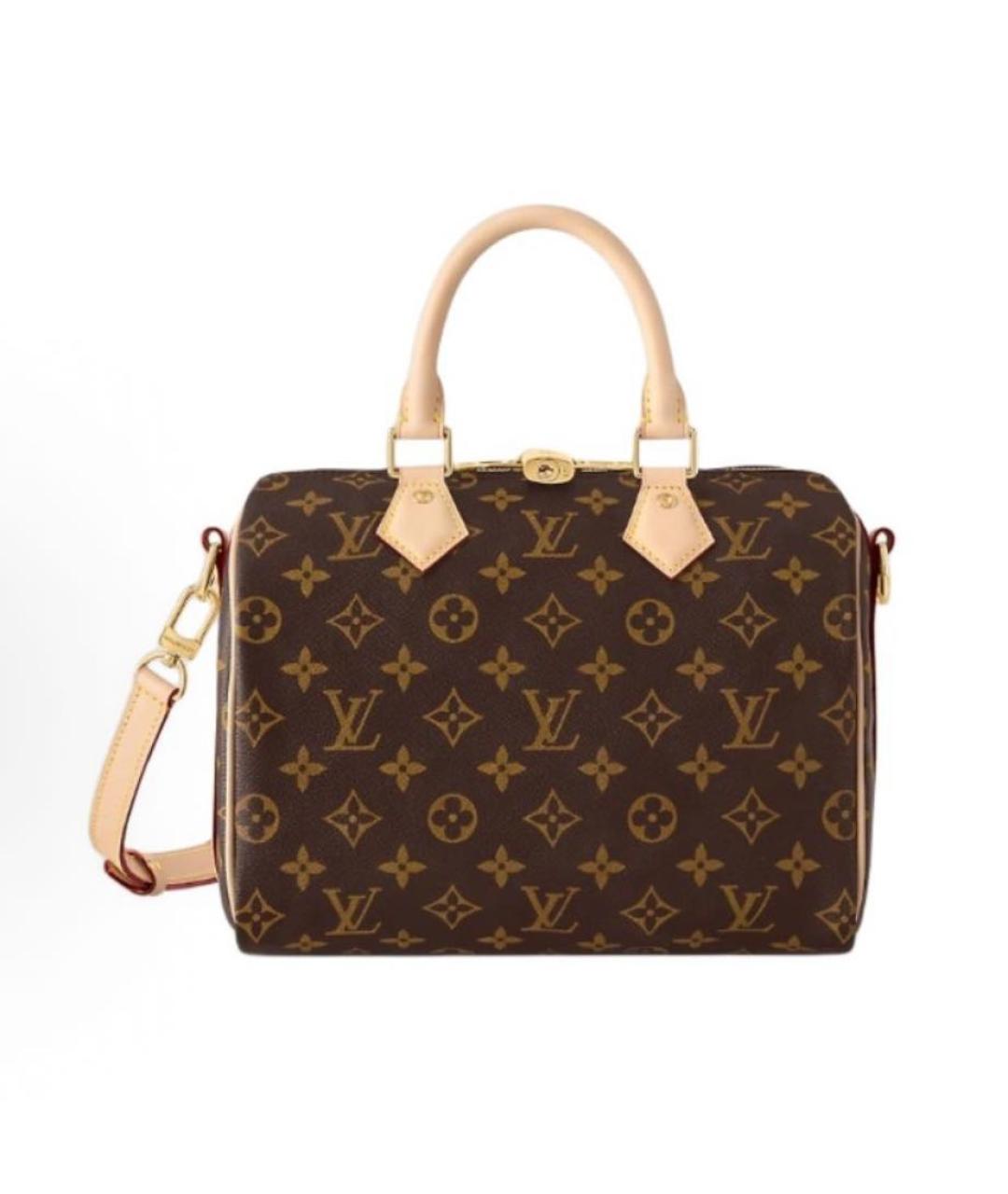 LOUIS VUITTON Коричневая сумка с короткими ручками, фото 6