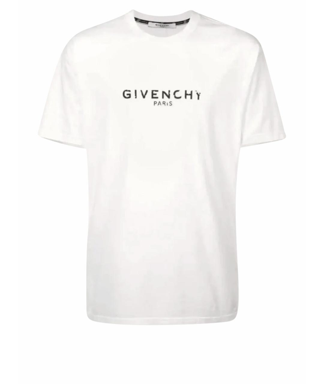 GIVENCHY Белая хлопковая футболка, фото 1