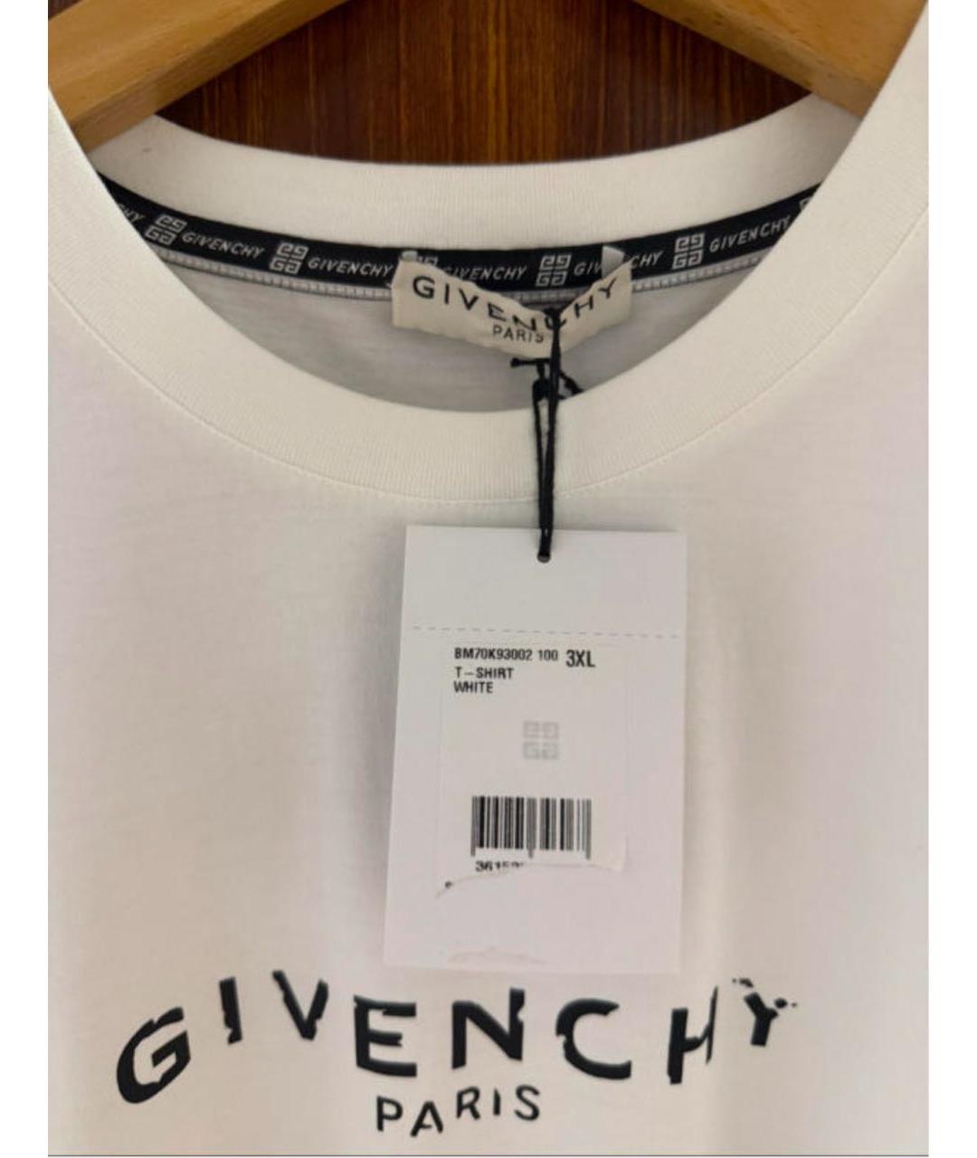 GIVENCHY Белая хлопковая футболка, фото 3