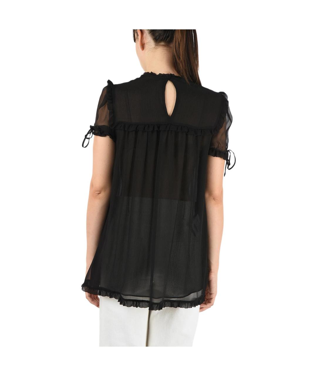 MIU MIU Черная блузы, фото 4
