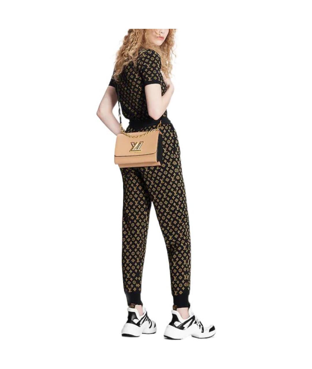 LOUIS VUITTON Черный шерстяной джемпер / свитер, фото 4