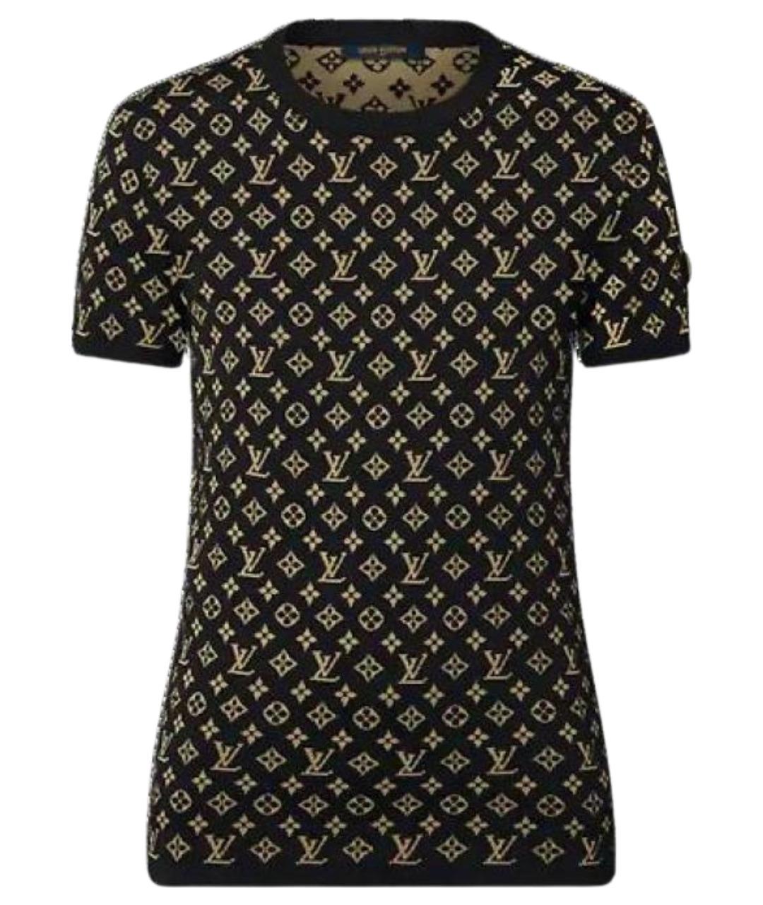 LOUIS VUITTON Черный шерстяной джемпер / свитер, фото 1