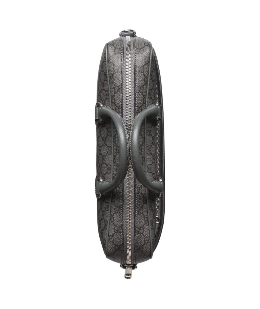 GUCCI Серая сумка с короткими ручками, фото 4