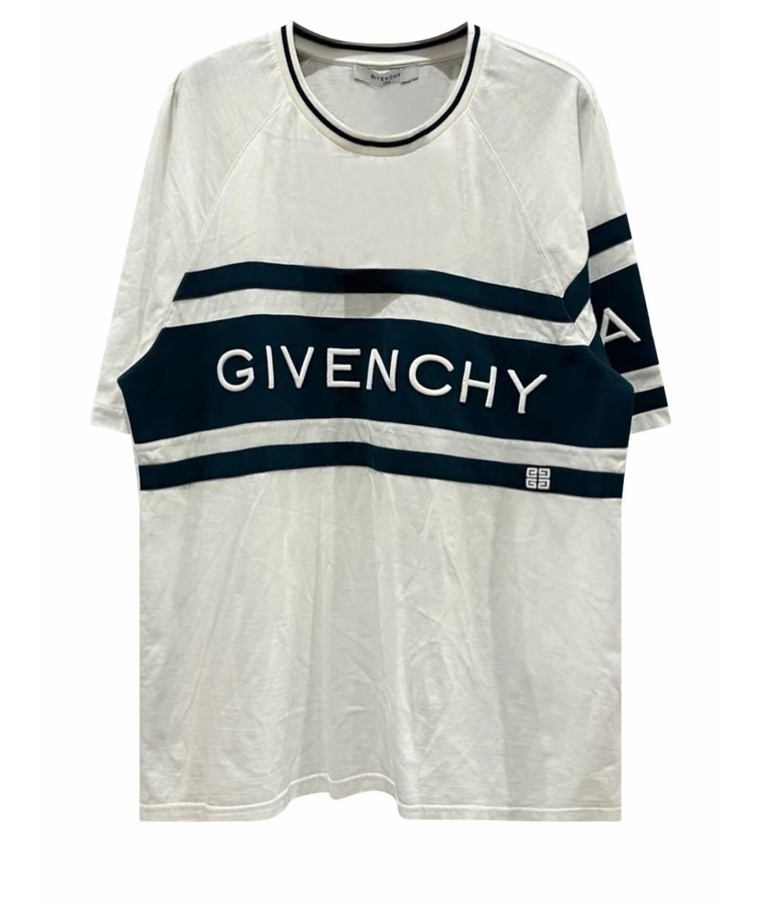 GIVENCHY Белая хлопковая футболка, фото 1