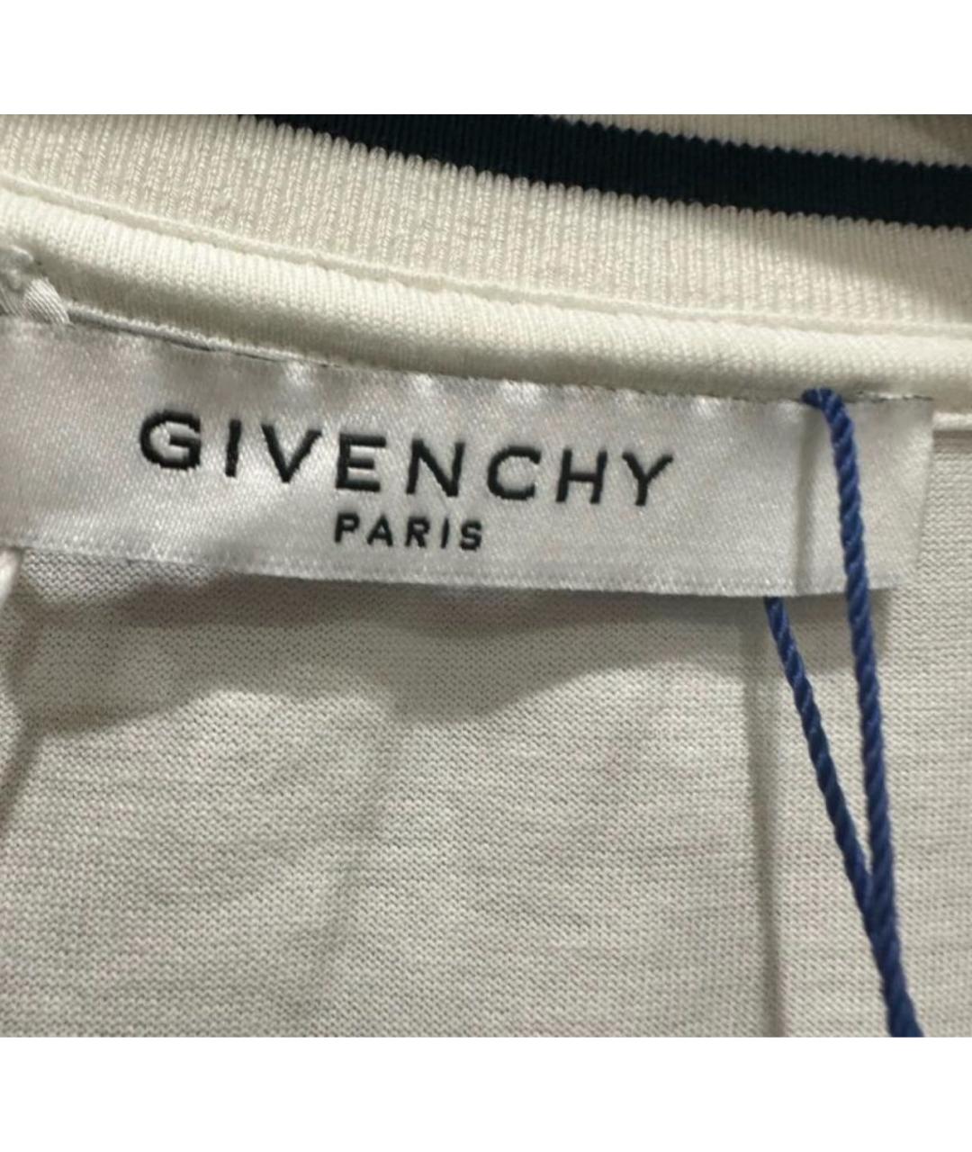 GIVENCHY Белая хлопковая футболка, фото 3